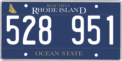RI license plate 528951