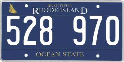 RI license plate 528970