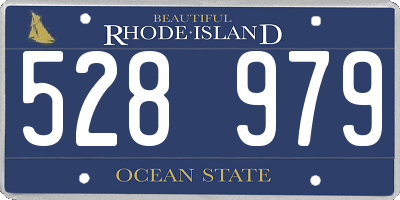 RI license plate 528979