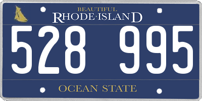 RI license plate 528995