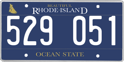 RI license plate 529051