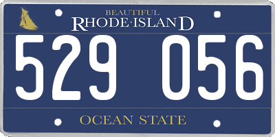 RI license plate 529056