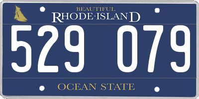 RI license plate 529079