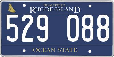 RI license plate 529088