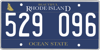 RI license plate 529096