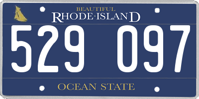 RI license plate 529097