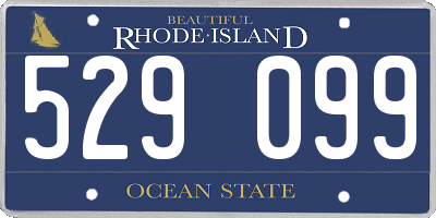 RI license plate 529099
