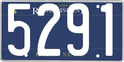 RI license plate 5291