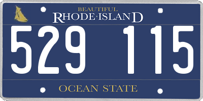 RI license plate 529115