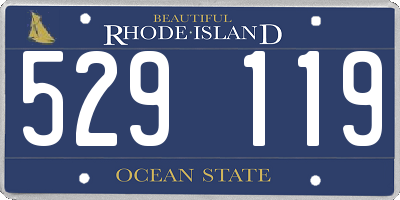 RI license plate 529119