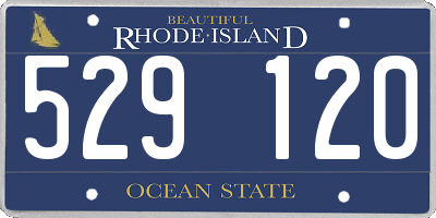 RI license plate 529120