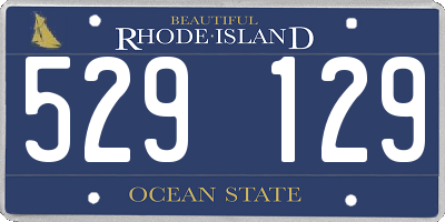 RI license plate 529129