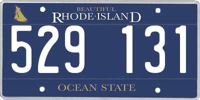 RI license plate 529131