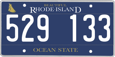 RI license plate 529133