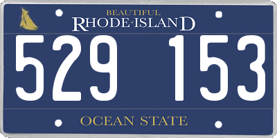 RI license plate 529153