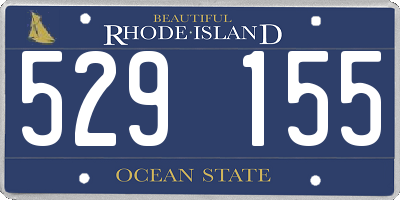 RI license plate 529155