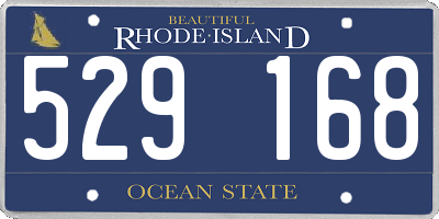 RI license plate 529168