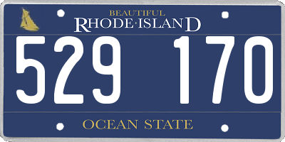 RI license plate 529170