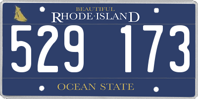 RI license plate 529173