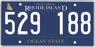 RI license plate 529188