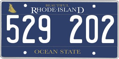 RI license plate 529202