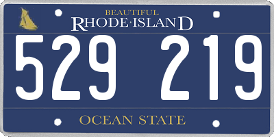 RI license plate 529219