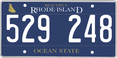 RI license plate 529248