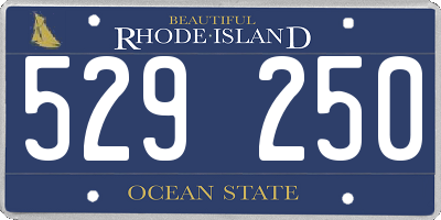 RI license plate 529250