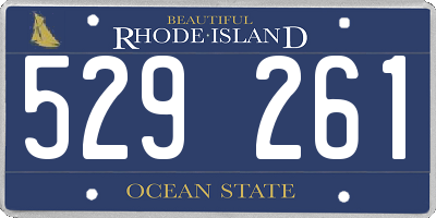 RI license plate 529261