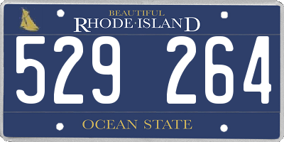 RI license plate 529264