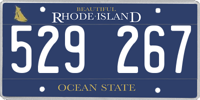RI license plate 529267
