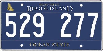RI license plate 529277