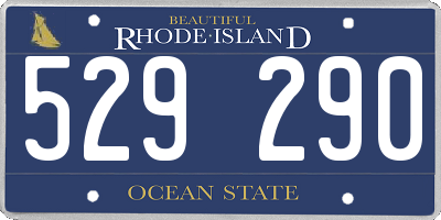 RI license plate 529290