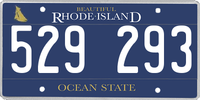 RI license plate 529293
