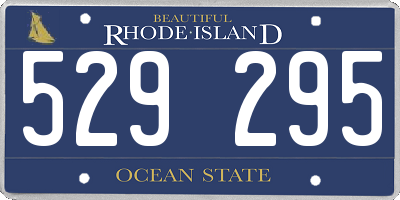 RI license plate 529295