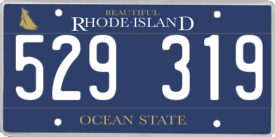 RI license plate 529319