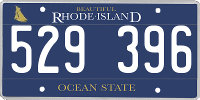 RI license plate 529396