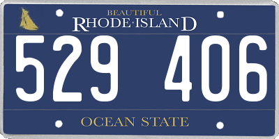 RI license plate 529406