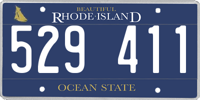 RI license plate 529411