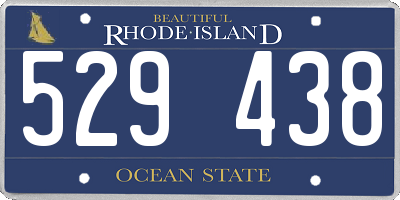 RI license plate 529438