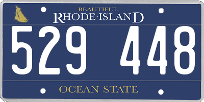 RI license plate 529448