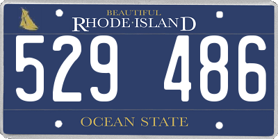 RI license plate 529486