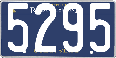 RI license plate 5295