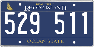 RI license plate 529511