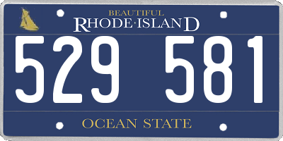 RI license plate 529581