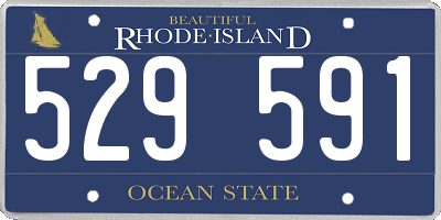 RI license plate 529591