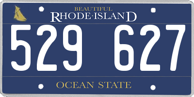 RI license plate 529627