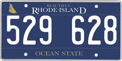 RI license plate 529628