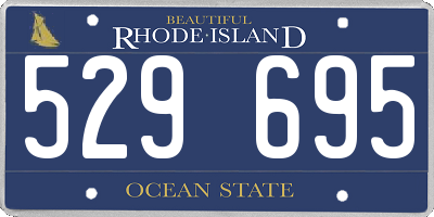 RI license plate 529695