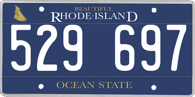 RI license plate 529697